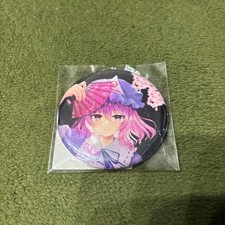 Insignia prendedor Touhou Yuyuko Saigyouji lata de metal insignia de Shiki Fujimori,