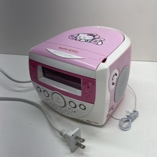 Hello Kitty KT2053 CD Alarm Clock Radio AM/FM   Radio Works- CD PLAYER DOES NOT
