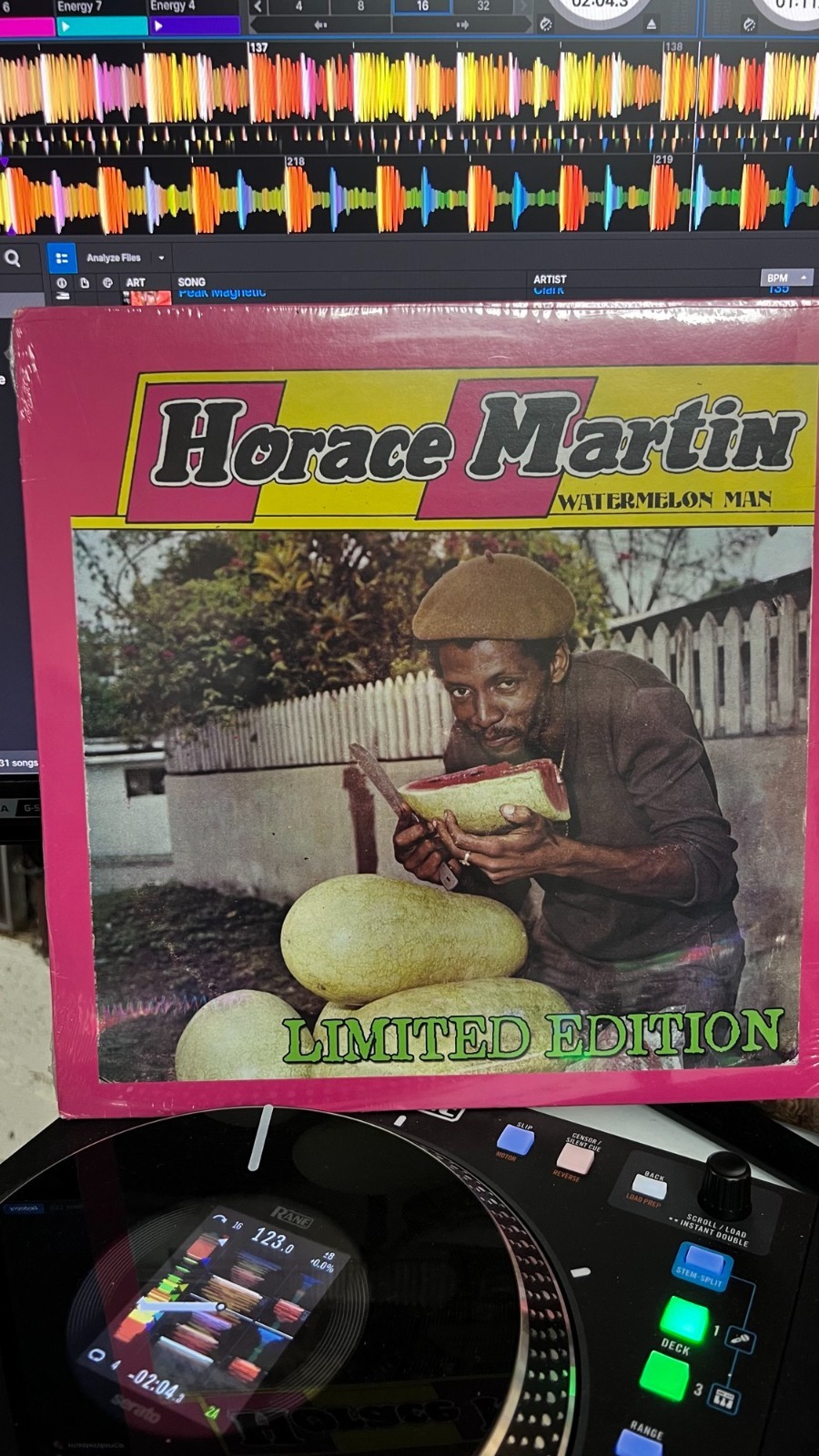 Horace Martin Watermelon Man LP Vinyl Roots Reggae Dancehall Limonious Cover Art