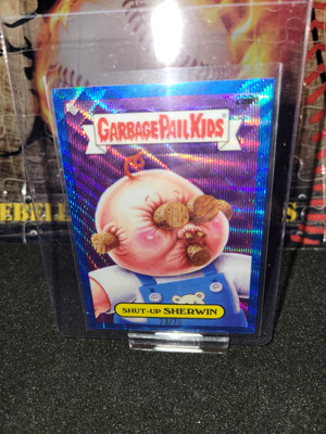 Garbage Pail Kids Chrome 7 Shut-Up Sherwin 280a Blue Wave /75