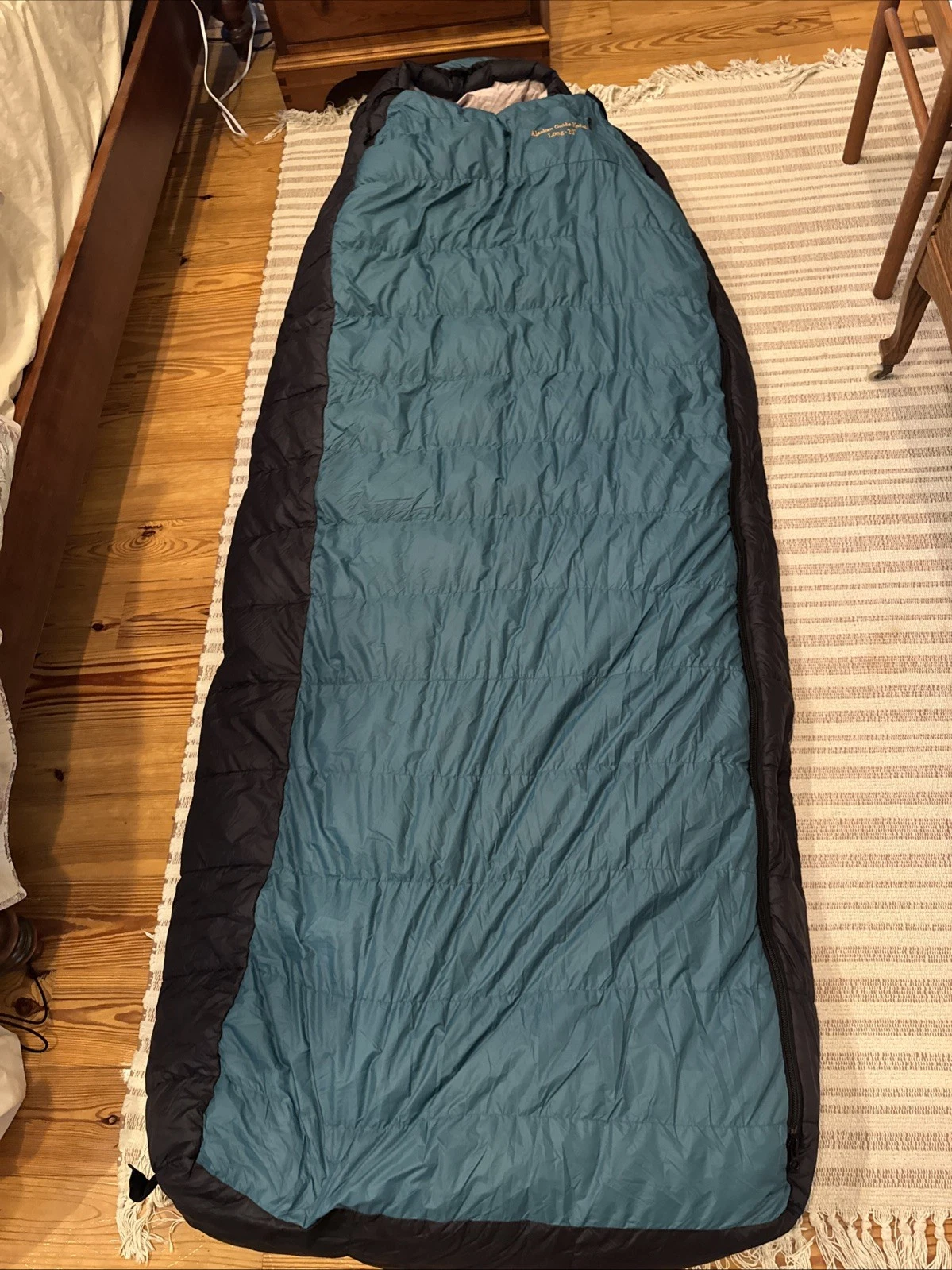 Cabelas Alaskan Guide Model Hybrid Sleeping Bag Down/ Poly Fill -20°F Long Roomy