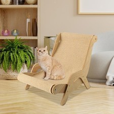 Wooden Cat Chair Cozy Stable Cat Lounge Bed for Indoor Cats