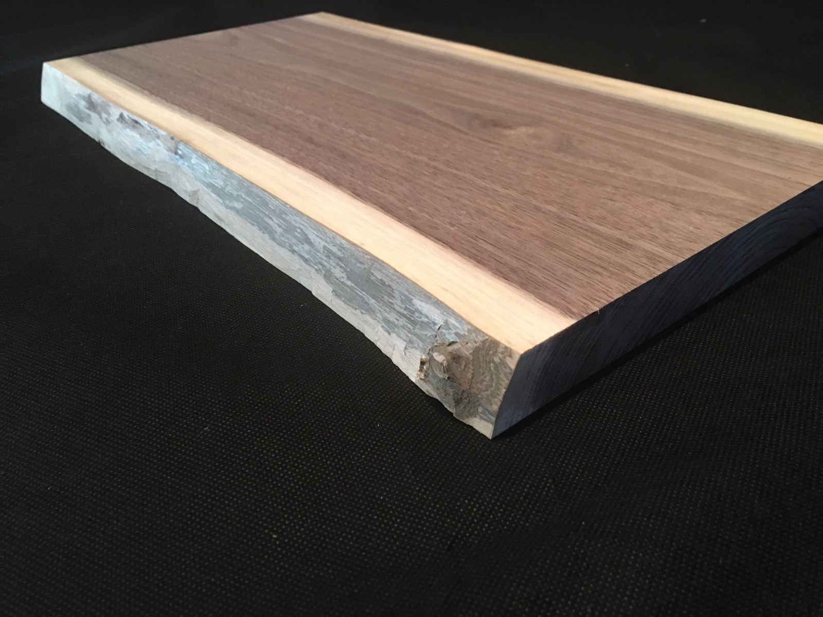 Beautiful Black Walnut Live Edge Small Mini Slab Lumber  Hobby Wood Woodworkers