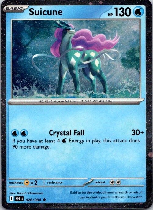Suicune (Cosmos Holo) 026/094 Rare Miscellaneous Cards & Products Pokemon NM