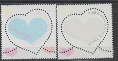 2016 FRANKREICH FRANCE VALENTINSTAG HERZ VON ANDRE' COURREGES NR. 6192/93 MF128421