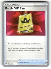Battle VIP Pass (Vance Kelley) 225/264 World Championship Decks Pokemon LP