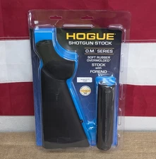 Hogue Mossberg 500 20GA OverMolded Shotgun Stock & Forend Set, Black - 05017