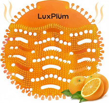 Urinal Screens Deodorizer 10 Pack Long-Lasting Orange Scent, Splash Control Urin