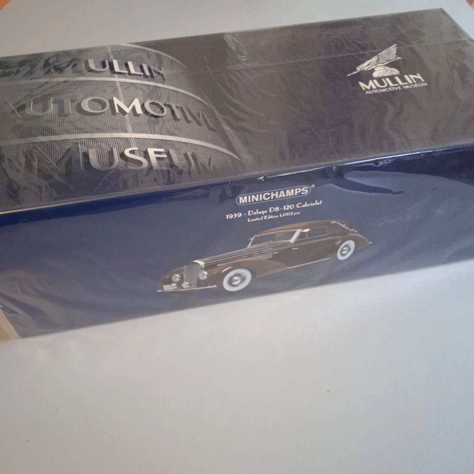 Delage d8-120 cabriolet 1939 Minichamps (comme neuve) dans sa boîte d'origine. - Photo 1/4