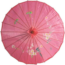 , Japanese Parasol Asian Chinese Nylon Umbrella Parasol for Photography Cosplay