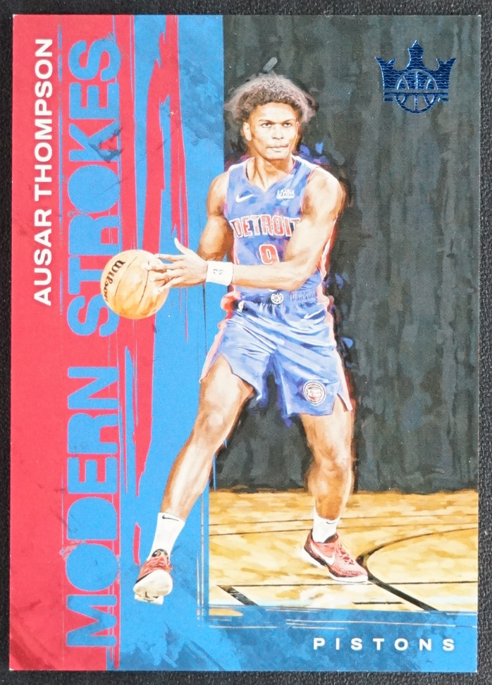 Ausar Thompson 2023-24 Panini Court Kings 16/99 Modern Strokes Amethyst RC #13