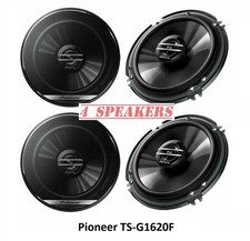 4 x Pioneer TS-G1620F 6.5" 300 Watt Max 2-Way Car Audio COAXIAL Speakers