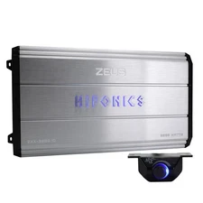 Hifonics Zeus 3200W Max Class D Monoblock Car Audio Amp & Bass Knob, ZXX-3200.1D