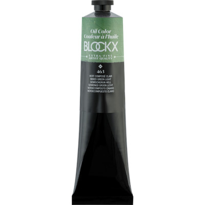 Blockx Ölfarbe, Hellgrün - Tube 200ml - Gemischtgrün hell 216463BXC