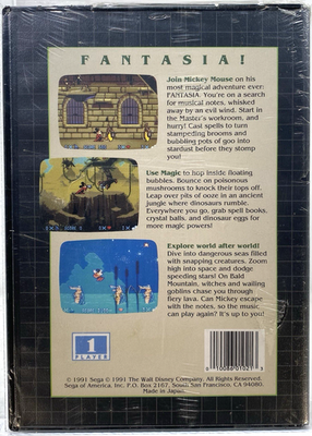 Fantasia (Sega Genesis, 1991) for sale online | eBay