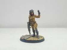 Custom Painted Fallout Wasteland Warfare - Enclave Warrant Officer 