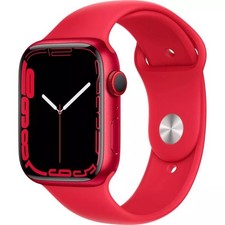 Apple Watch Series 7 GPS LTE w/ 41MM PRODUCT Red Aluminum Case RED Sport Band