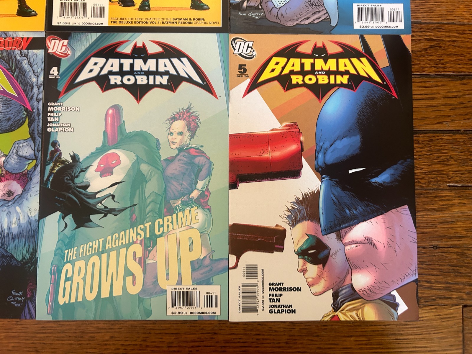 BATMAN AND ROBIN 1 2 3 4 5 LOT Grant Morrison Frank Quitely All Star Superman 5