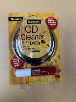 Scotch DVD / CD and Game Disc Cleaner and Spray AV-100 New Sealed