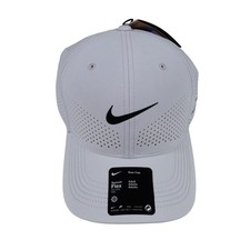 Nike Dri-Fit ADV Performance Tour Swoosh Flex Rise Dust Lite Gray Golf Cap M / L