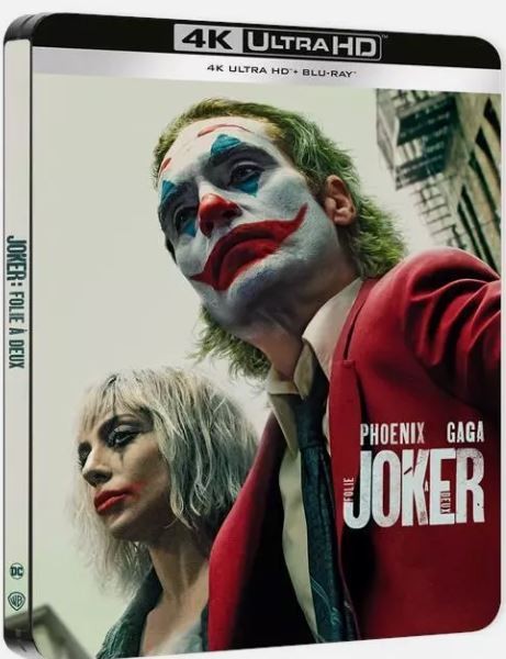 Joker Folie A Deux (Steelbook 2) (4K Ultra Hd + Blu-Ray) (Blu-ray)