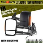 <!--F#f_0-->2x Extendable Towing Mirrors Fit for Toyota Hilux 2005-2015 W/ Indicators Front<!--F/-->