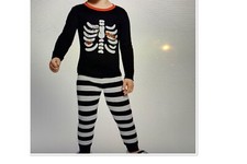 NEW GYMBOREE HALLOWEEN SKELETON BOYS TWO PIECE PAJAMAS SIZE 5T