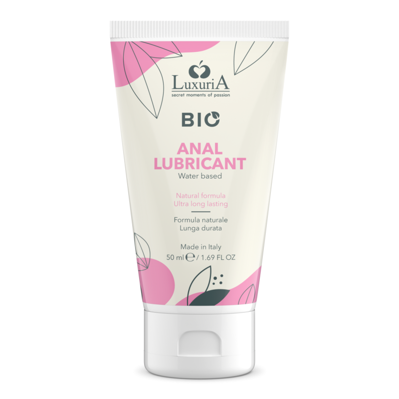 Gel Lubrificante Anale Biologico a Base d'Acqua Luxuria BIO Anal Lubricant 50ml