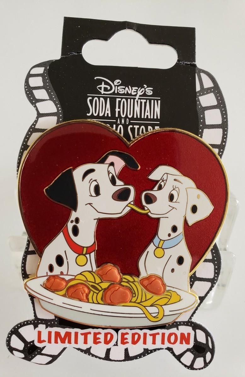 DISNEY DSF~PONGO & PERDITA SHARING SPAGHETTI VALENTINES DAY LE 300