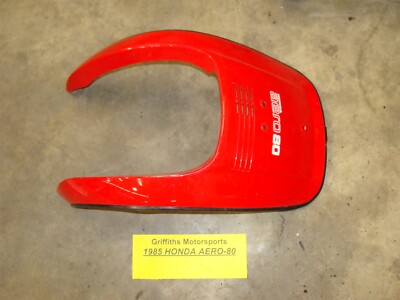 1985 Honda NH80 AERO 80 LEAD MASCOT FRONT FAIRING RED PLASTIC BODY