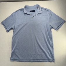 Tommy Bahama Shirt Men's Medium Polo Blue Stretch Performance