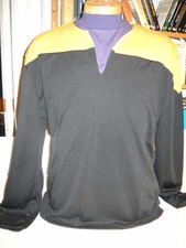 Star Trek DSnine / Voyager - Uniforme maglietta gialla, 3 taglie S, M, XL (mondo del cinema)