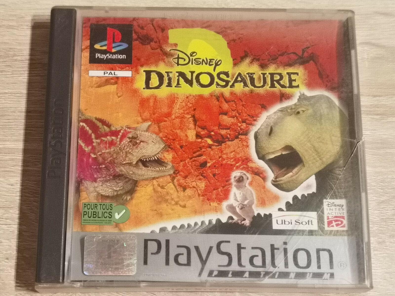 DISNEY DINOSAURE SONY PS1 PLAYSTATION 1 PS2 PS3 PLATINUM