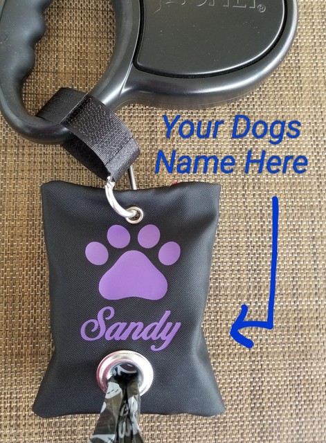 personalized dog poop bags