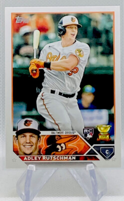 2023 Topps Series 1 Adley Rutschman Rookie Card #250 - Orioles/Red