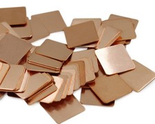 100pcs 15mm 15mm 0.8mm Copper Shim Pad Cooling Heatsinks For Laptop CPU GPU Chip