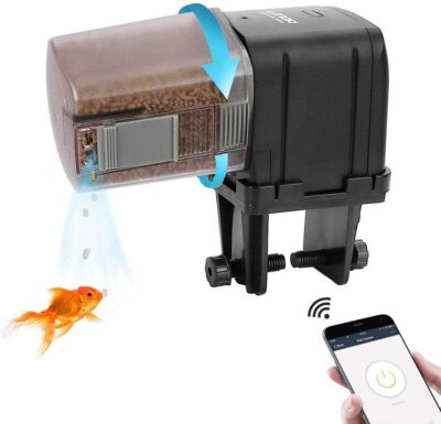 [Upgrade] WiFi Control Automatic Fish Feeder with APP Lychee Aquarium Automatic 