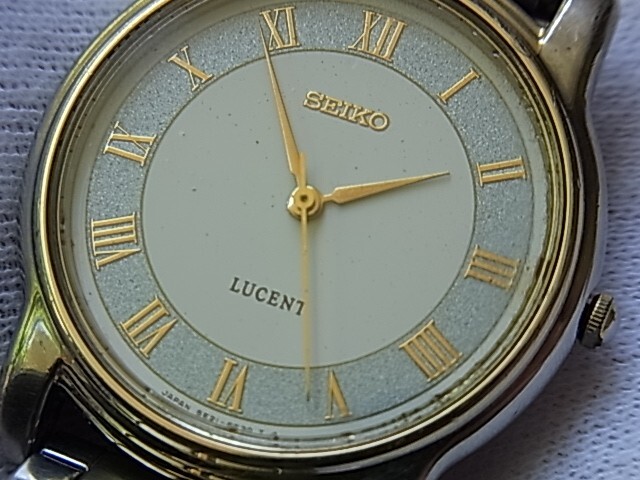 時計 SEIKO LUCENT 5E21-6E00 QUARTZ SEIKO LUCENT 5E21-6E00 WATER RESIST QUARTZ WATCH. IN WORKING