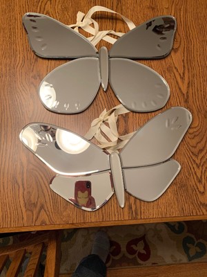 Pottery Barn Kids Butterfly Mirror Set Htf Rare Ebay