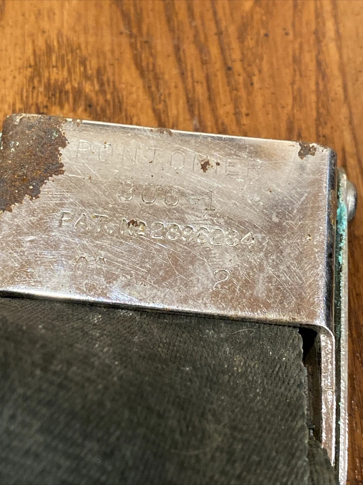 Cinturón de seguridad Pontonier 1967-3 SAE J4c 1 2862372 300-1 08 2 Chrysler Dodge Charger Foto 3 de 4