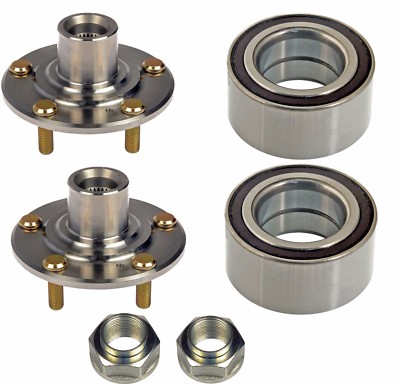 2 Front Wheel Hub Bearing Kits Fits 2016-2021 Honda Civic with 1.5L