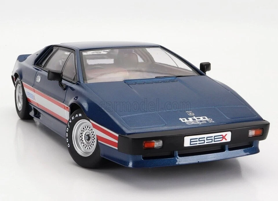 KK SCALE 1/18 DIECAST 1981 LOTUS ESPRIT TURBO METALLIC BLUE "ESSEX" F1 SCHEME - Image 3 of 4
