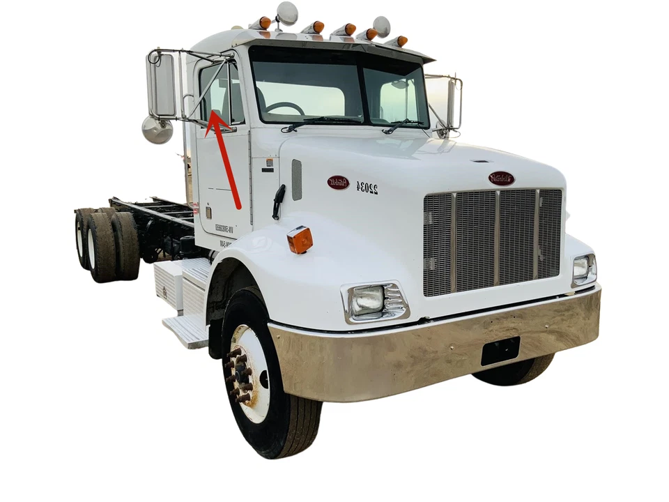 Peterbilt 300 349 353 357 359 375 379 378 convencional puerta delantera ventana vidrio Foto 4 de 4