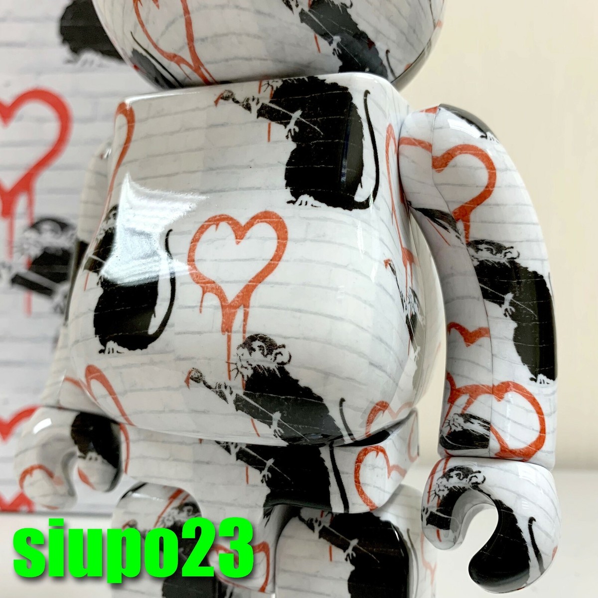 Medicom 400% + 100% Bearbrck ~ Banksy Be@rbrck Love Rat | eBay Medicom 400% + 100% Bearbrck ~ Banksy Be@rbrck Love Rat | eBay