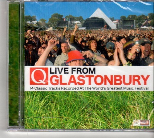 (FD608) Live From Glastonbury, 14 Tracks diverse Künstler - sealed Q Magazine CD