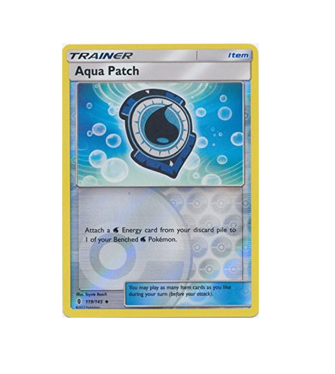 Pokemon - Aqua Patch - 119/145  - Reverse Holo - Guardians Rising
