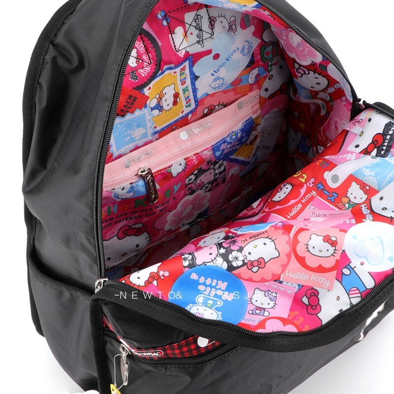 LeSportsac X Hello Kitty 45th Anni. Backpack Black | eBay