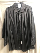 Men's ENRO Black Dress Shirt Size 20 34/35