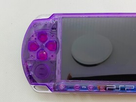 Sony PSP-3000 Playstation Portable Handheld Console Clear purple Customized