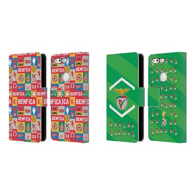 OFFIZIELLE S.L. BENFICA GRAFIKEN BRIEFTASCHE HUELLE AUS LEDER FÜR GOOGLE HANDYS
